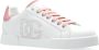 Dolce&Gabbana Low-Top Sneakers Dames Portofino Sneaker Wit Roze in wit - Thumbnail 10