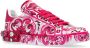 Dolce & Gabbana Portofino sneakers Roze Dames - Thumbnail 4