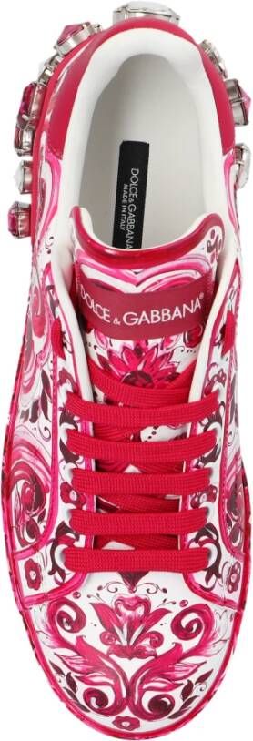 Dolce & Gabbana Portofino sneakers Roze Dames