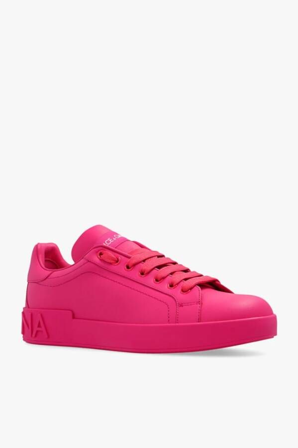 Dolce & Gabbana Portofino sneakers Roze Dames