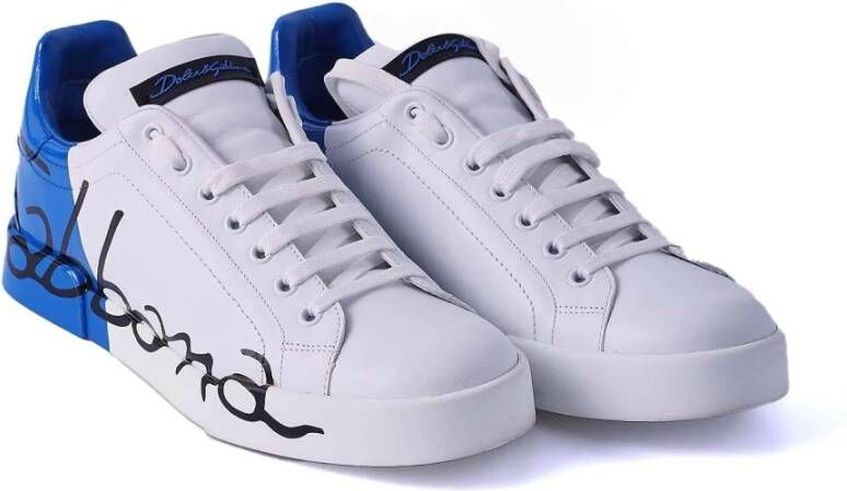 Dolce & Gabbana Portofino Sneakers voor vrouwen Blue Dames