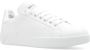 Dolce & Gabbana Witte Leren Sneakers met Ingegraveerd Logo White Dames - Thumbnail 14