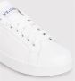 Dolce & Gabbana Witte Leren Sneakers met Ingegraveerd Logo White Dames - Thumbnail 6