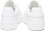 Dolce & Gabbana Witte Leren Sneakers met Ingegraveerd Logo White Dames - Thumbnail 7