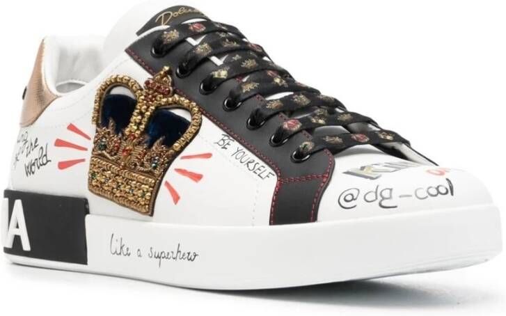 Dolce & Gabbana Portofino Sneakers White Heren