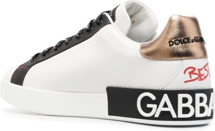 Dolce & Gabbana Portofino Sneakers White Heren