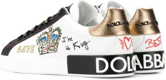 Dolce & Gabbana Portofino Sneakers White Heren