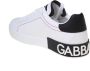 Dolce & Gabbana Leren lage sneakers met contrasterende inzetstukken White Heren - Thumbnail 14