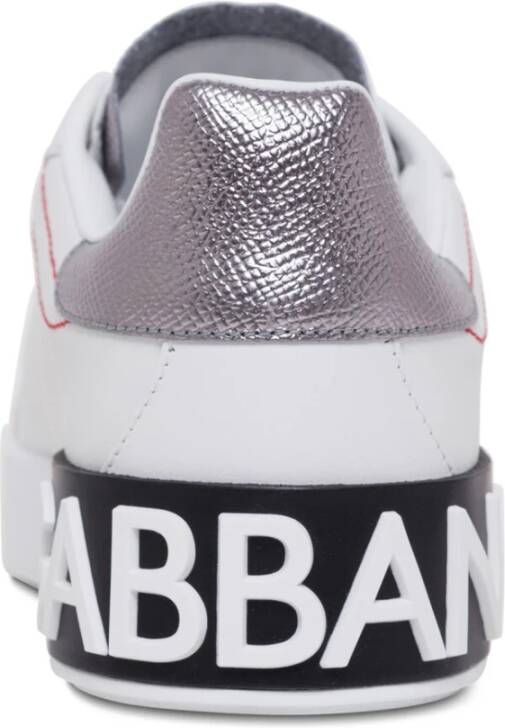 Dolce & Gabbana Portofino Sneakers Wit Dames