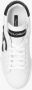 Dolce & Gabbana Witte Leren Sneakers Ronde Neus Vetersluiting White Dames - Thumbnail 11