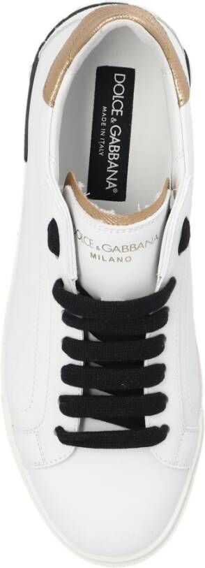 Dolce & Gabbana Portofino sneakers Wit Dames