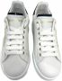 Dolce & Gabbana Witte Portofino Sneakers met Contrasterend Detail Witte lage sneakers met zilveren gelamineerde hiel White Dames - Thumbnail 14