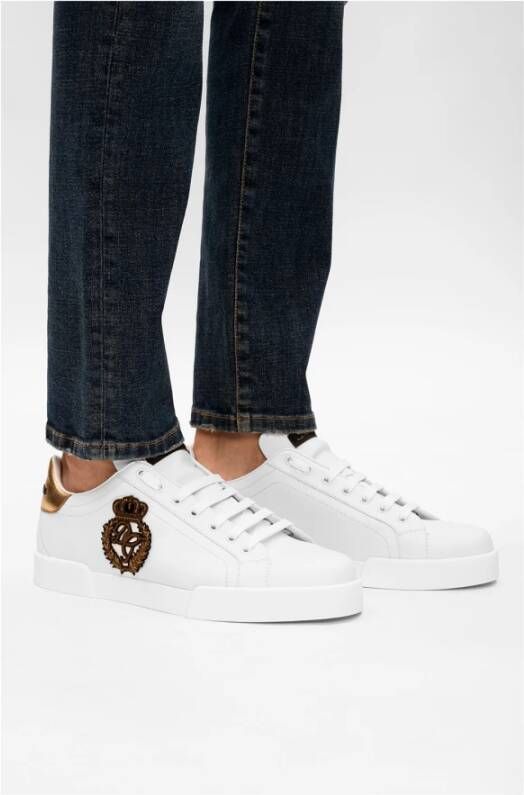 Dolce & Gabbana Portofino sneakers Wit Heren