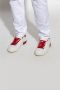 Dolce & Gabbana Portofino Sneakers Leer Wit Rood White Heren - Thumbnail 2