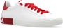 Dolce & Gabbana Witte Sneakers Portofino Lichtrood White Heren - Thumbnail 4