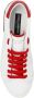 Dolce & Gabbana Portofino Sneakers Leer Wit Rood White Heren - Thumbnail 6