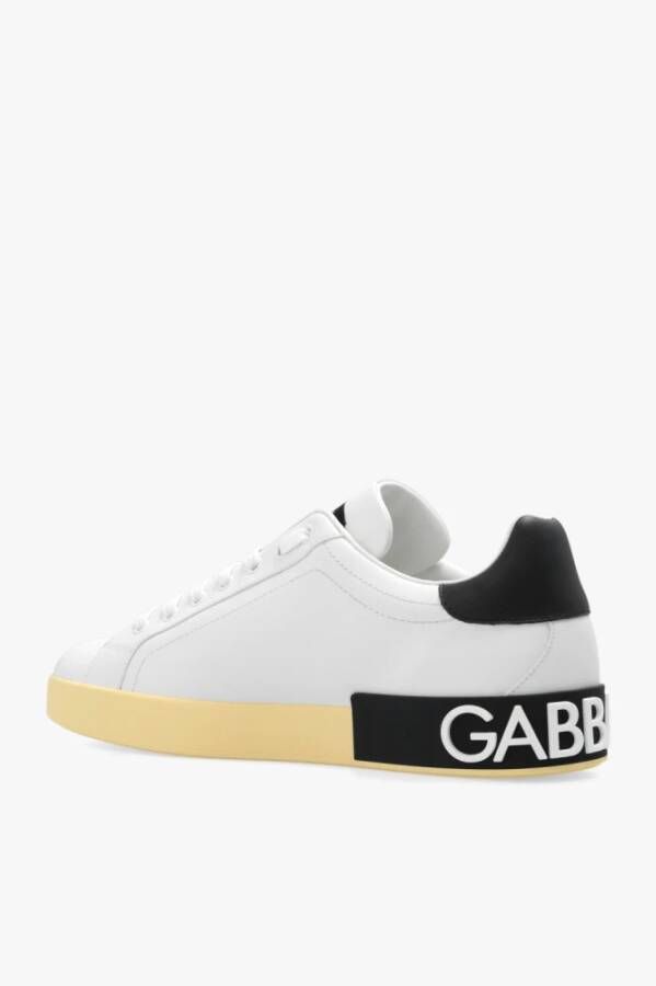 Dolce & Gabbana Portofino sneakers Wit Heren