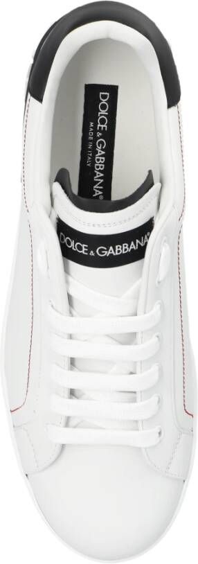 Dolce & Gabbana Portofino sneakers Wit Heren