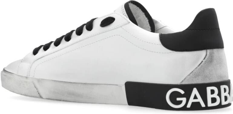 Dolce & Gabbana Portofino sneakers Wit Heren