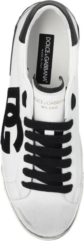 Dolce & Gabbana Portofino sneakers Wit Heren