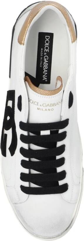 Dolce & Gabbana Portofino sneakers Wit Heren