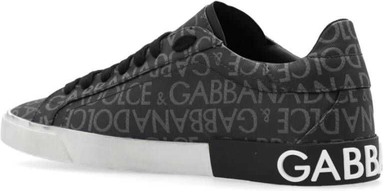 Dolce & Gabbana Portofino sneakers Zwart Heren