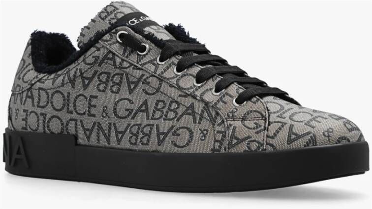 Dolce & Gabbana Portofino sneakers Zwart Heren