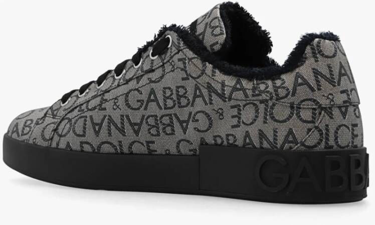 Dolce & Gabbana Portofino sneakers Zwart Heren