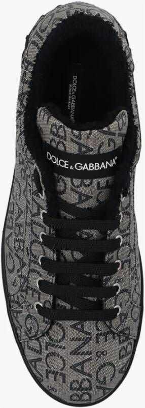 Dolce & Gabbana Portofino sneakers Zwart Heren