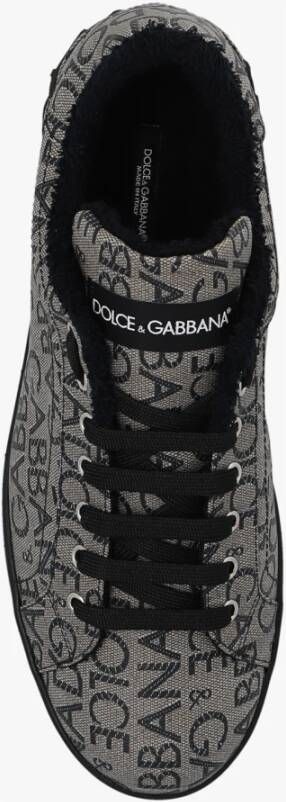 Dolce & Gabbana Portofino sneakers Zwart Heren