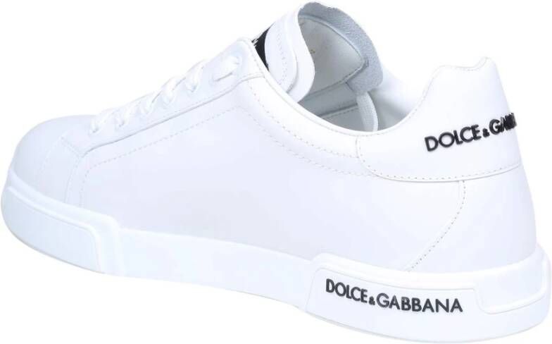 Dolce & Gabbana Portofino Witte Sneakers White Heren