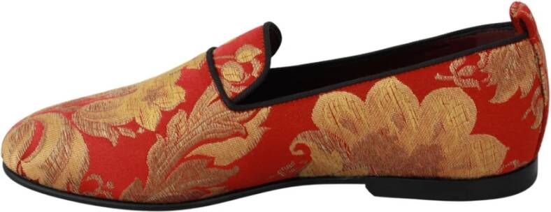 Dolce & Gabbana Prachtig Italiaans vakmanschap: Brokaat Loafers