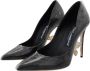 Dolce & Gabbana Zwarte Leren Hakken Pumps met Plastic Verpakking Black Dames - Thumbnail 2