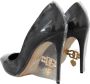 Dolce & Gabbana Zwarte Leren Hakken Pumps met Plastic Verpakking Black Dames - Thumbnail 3