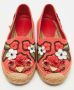 Dolce & Gabbana Pre-owned Canvas flats Red Dames - Thumbnail 3