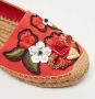 Dolce & Gabbana Pre-owned Canvas flats Red Dames - Thumbnail 7