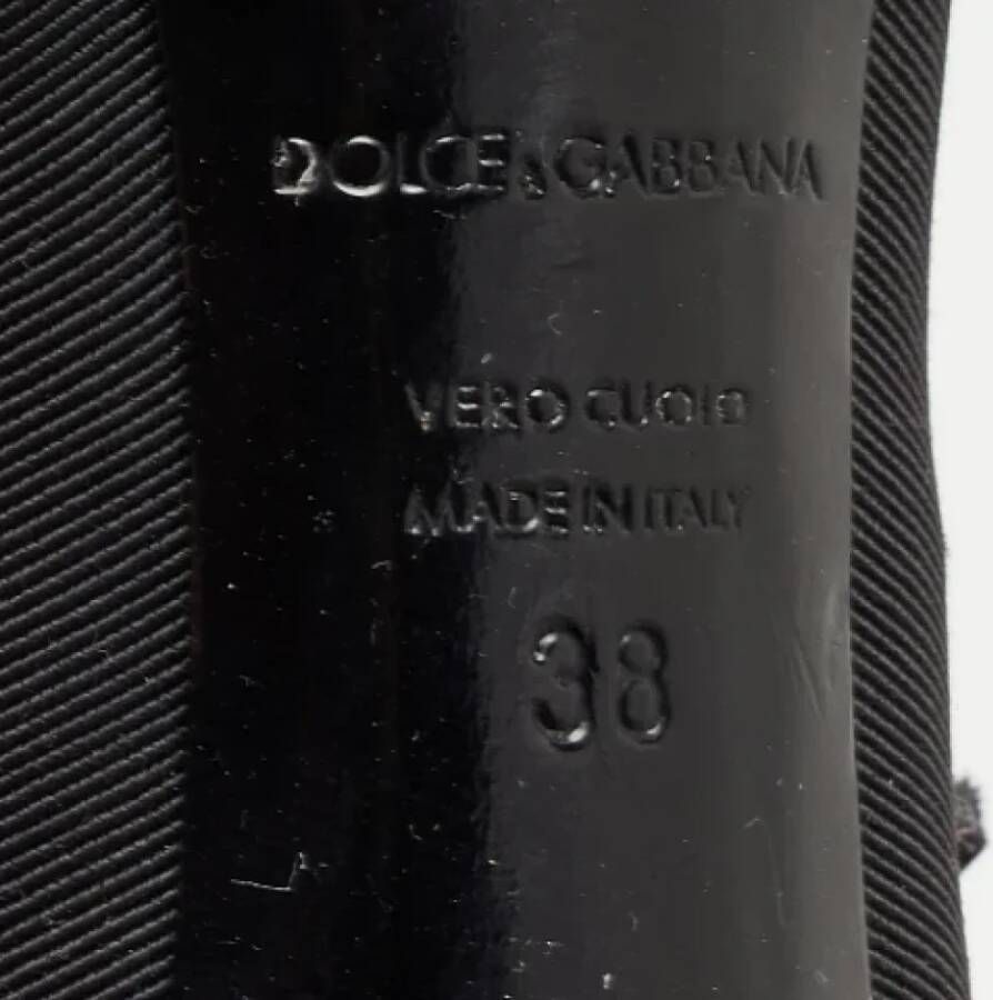 Dolce & Gabbana Pre-owned Canvas heels Black Dames