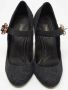 Dolce & Gabbana Pre-owned Canvas heels Black Dames - Thumbnail 3