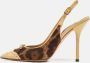 Dolce & Gabbana Pre-owned Canvas heels Brown Dames - Thumbnail 2