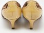 Dolce & Gabbana Pre-owned Canvas heels Brown Dames - Thumbnail 5