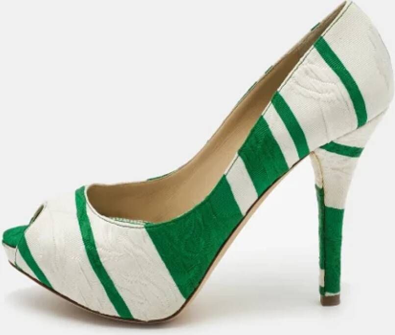 Dolce & Gabbana Pre-owned Canvas heels Multicolor Dames