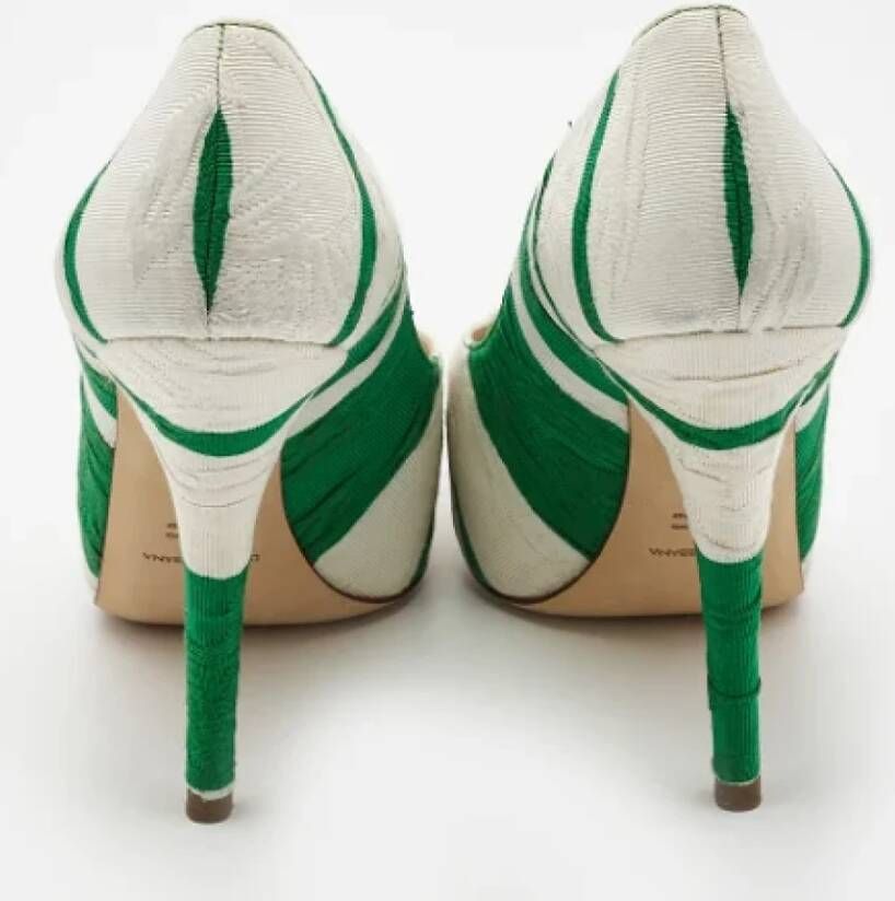 Dolce & Gabbana Pre-owned Canvas heels Multicolor Dames