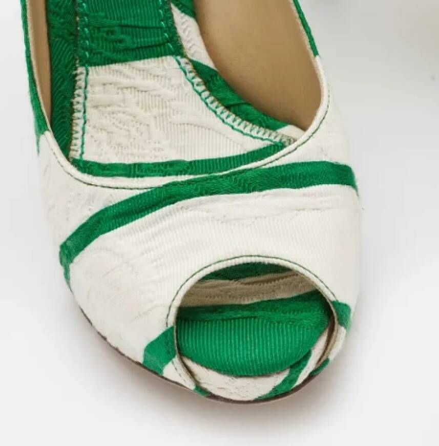 Dolce & Gabbana Pre-owned Canvas heels Multicolor Dames