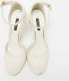 Dolce & Gabbana Pre-owned Canvas heels White Dames - Thumbnail 3