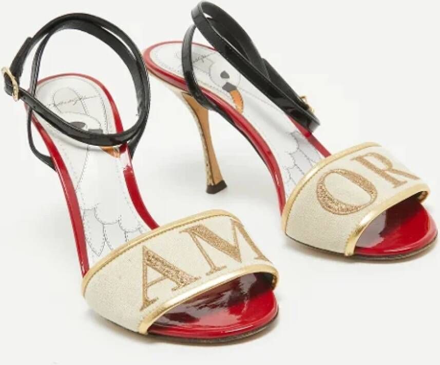Dolce & Gabbana Pre-owned Canvas sandals Multicolor Dames