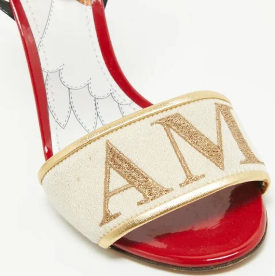 Dolce & Gabbana Pre-owned Canvas sandals Multicolor Dames