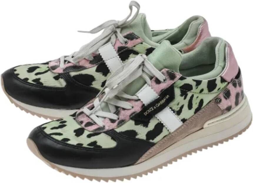 Dolce & Gabbana Pre-owned Canvas sneakers Multicolor Dames