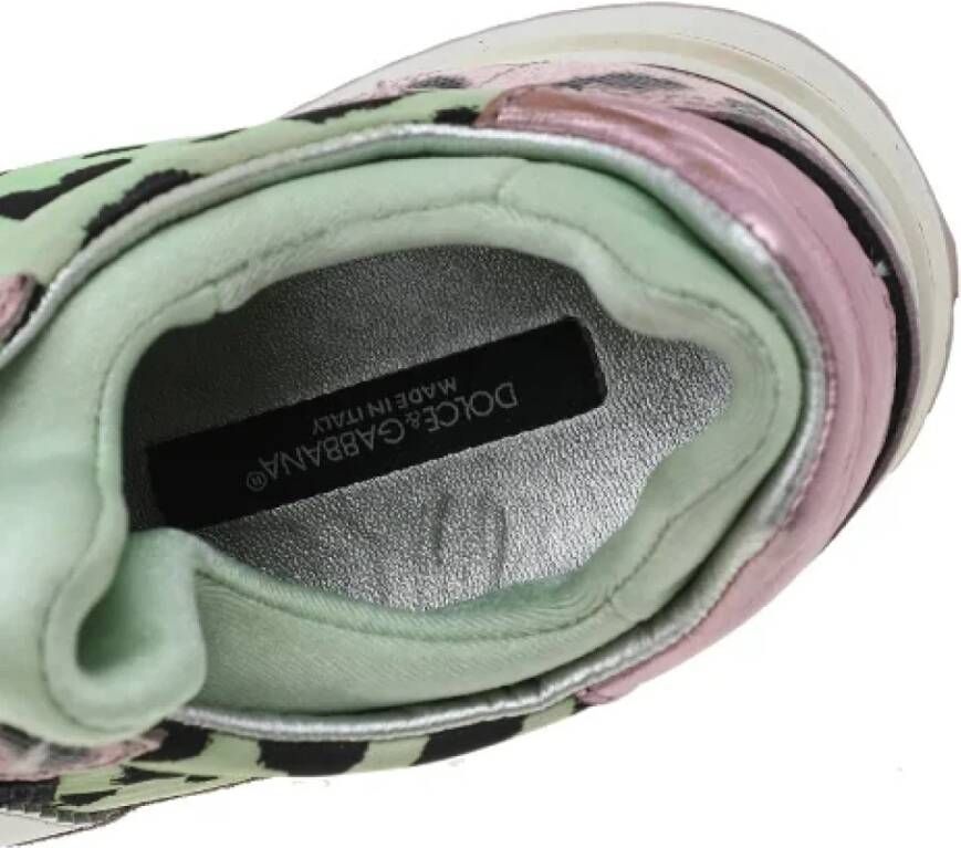 Dolce & Gabbana Pre-owned Canvas sneakers Multicolor Dames