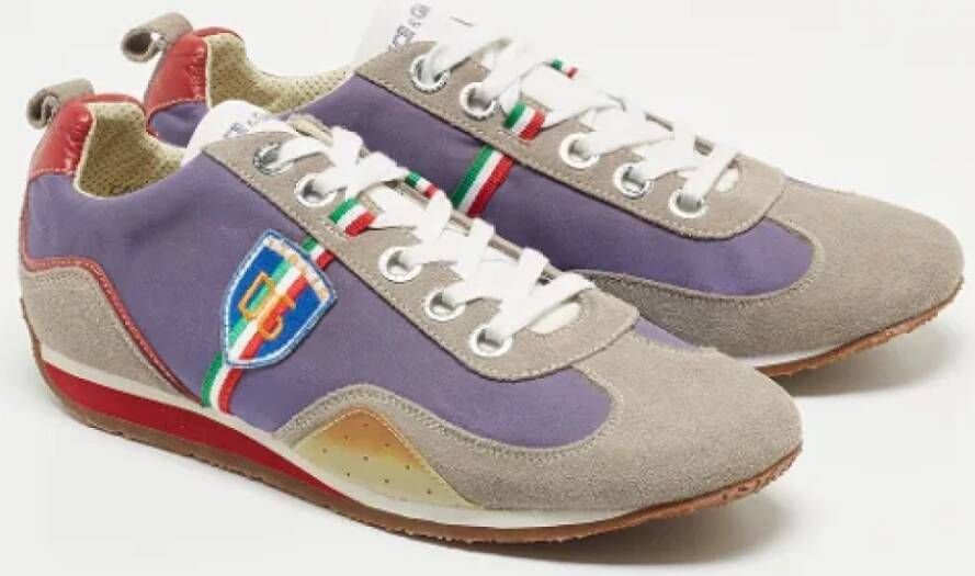 Dolce & Gabbana Pre-owned Canvas sneakers Multicolor Dames