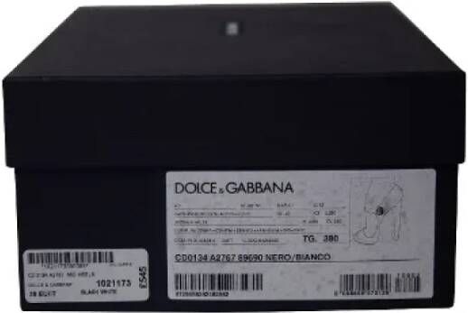 Dolce & Gabbana Pre-owned Cotton heels Black Dames